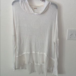 White Hollister Hoodie